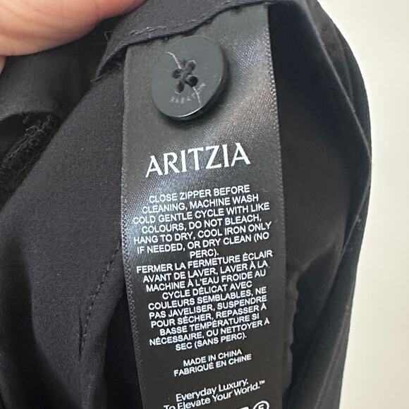 Babaton Aritzia Women’s Black Dress Pants with Stretch Size 10 - Picture 3 of 4